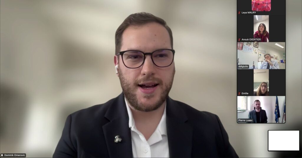 Predavanje studentima ELSA Paris IEP o radu u institucijama EU-a